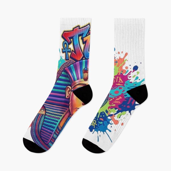 Item preview, King Tut Pop Art Design | Colorful Ancient Egypt Pharaoh Artwork designed and sold by Queen Cleopatra.