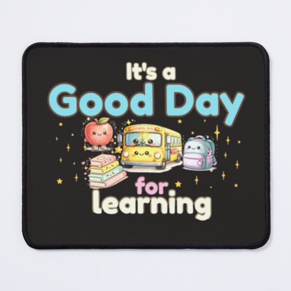 Item preview, It's A Good Day For Learning Teacher Shirt, Cute School Bus Apple Backpack Books Tee, Kindergarten Preschool Teacher Gift designed and sold by yochatees.