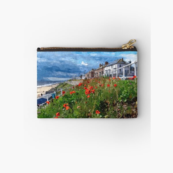Item preview, oil pinting  of a storm approaching Southwold seafront beachhuts  designed and sold by stevepaint.