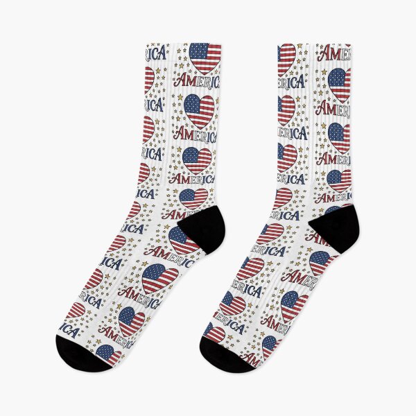 Item preview, America Flag Heart - opt 2 designed and sold by jlStopMedia.