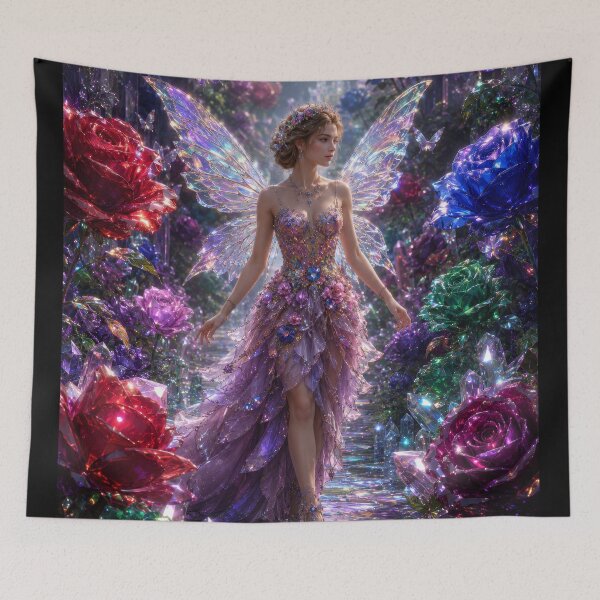 Item preview, Giant Crystal Rose Fairy designed and sold by jgvisualarts.