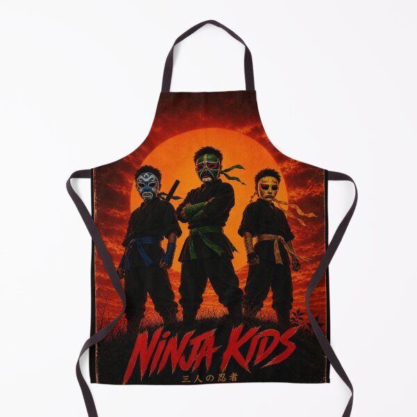 Item preview, Ninja Kids - Retro 90s Martial Arts Movie Poster Main Tag: designed and sold by killem667.
