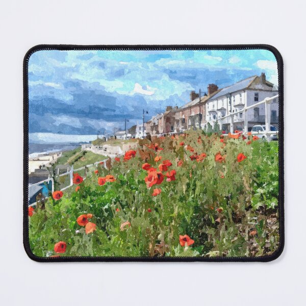 Item preview, Watercolour painting of a storm approaching Southwold seafront beachhuts designed and sold by stevepaint.