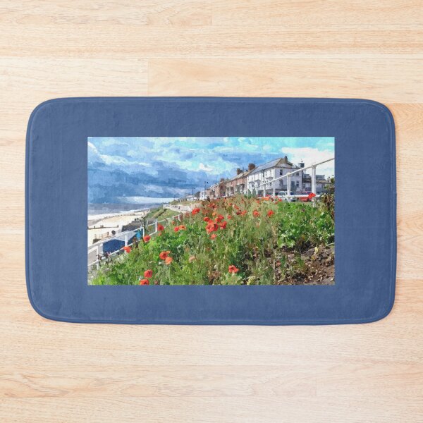 Item preview, Watercolour painting  of a storm approaching Southwold seafront beachhuts  designed and sold by stevepaint.