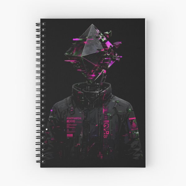 Item preview, Adversarial Cyberpunk Adversarial Robot - Glitch Aesthetic Design designed and sold by Uglyandcute.