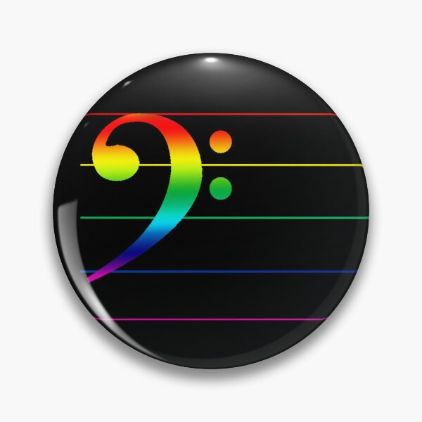 Item preview, Rainbow Score 2 - Bass Clef designed and sold by rfmdesigns.