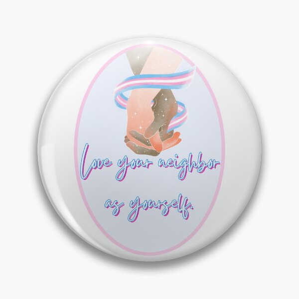 Item preview, Trans Flag — Love Your Neighbor designed and sold by parshalltoyou.