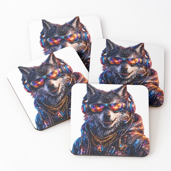 Item preview, Cyber Wolf Vibes designed and sold by SupernovaNote.