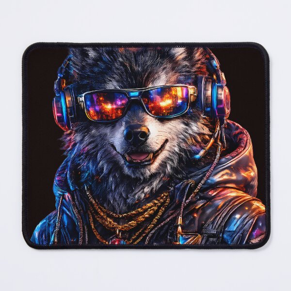 Item preview, Cyber Wolf Vibes designed and sold by SupernovaNote.