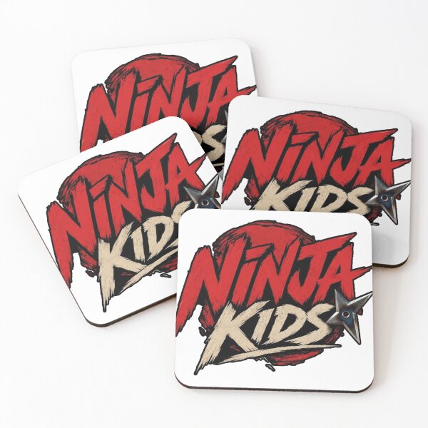 Item preview, Ninja Kids Shuriken Retro Logo designed and sold by killem667.