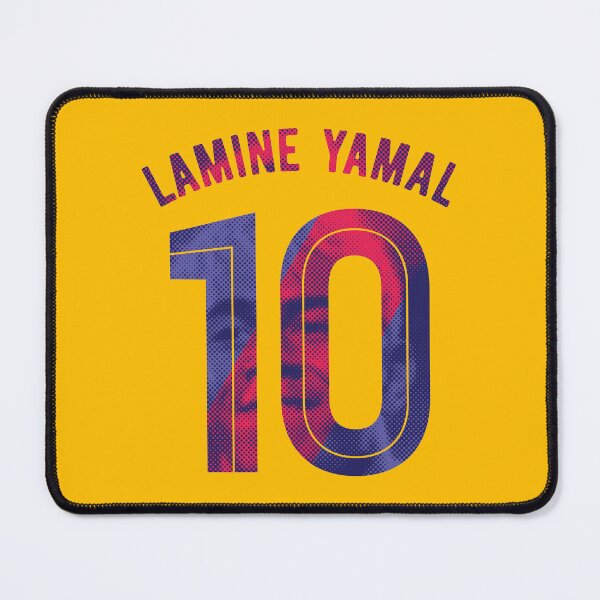 Item preview, Lamine Yamal No. 10 Barcelona FC designed and sold by BorysMano.
