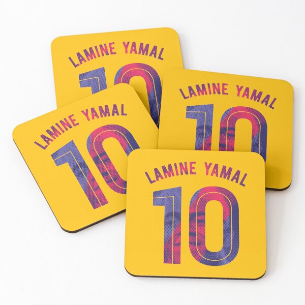 Item preview, Lamine Yamal No. 10 Barcelona FC designed and sold by BorysMano.