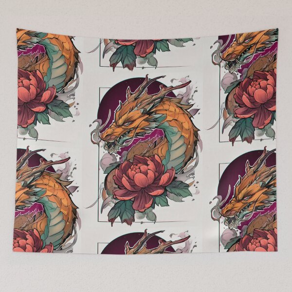 Item preview, Dragon tattoo art designed and sold by MendaciousMina.