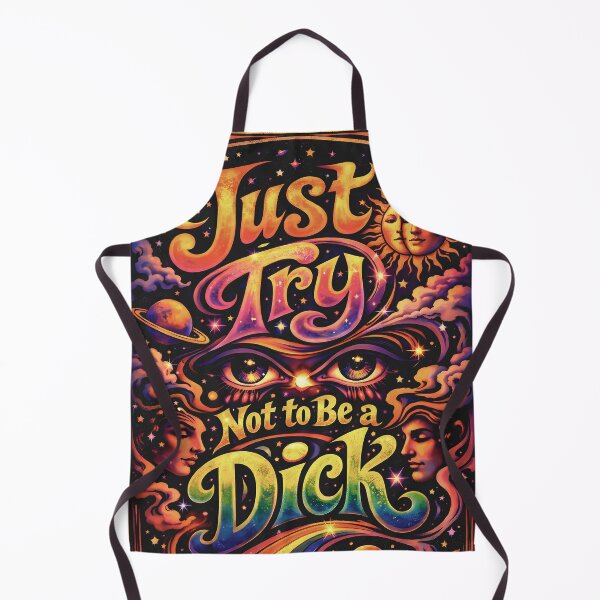 Item preview, Life Advice (Just try not to be a dick) designed and sold by Cathedral of Curiosity.
