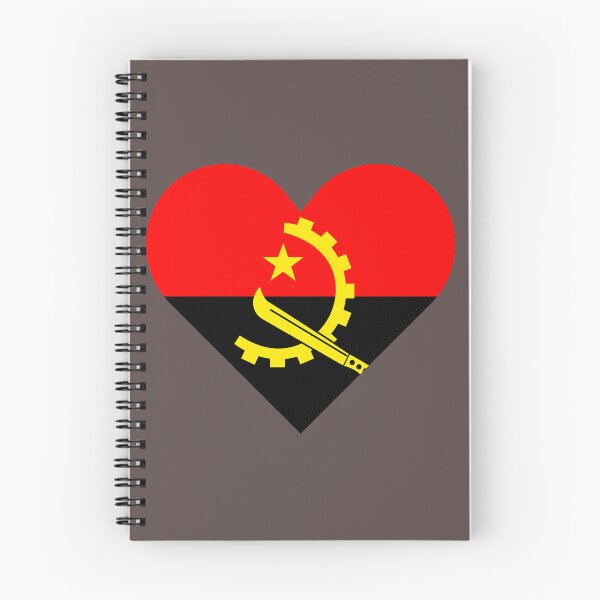 Item preview, Angola Flag Heart | Angolan Heart Flag | Patriotic Love Design designed and sold by NOAHMAT2.