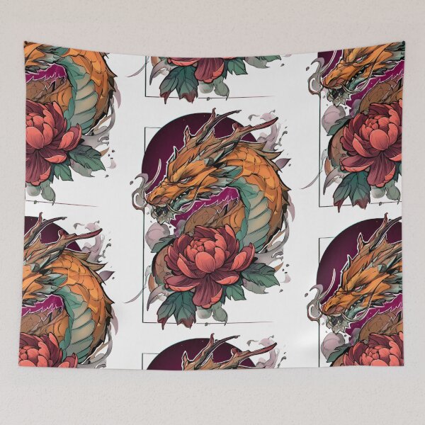 Item preview, Dragon tattoo art designed and sold by MendaciousMina.