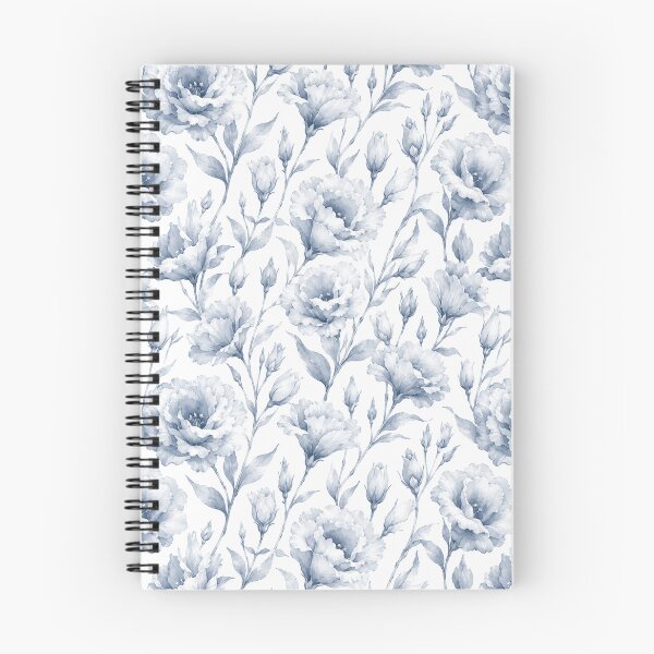 Item preview, Lisianthus Monochrome Tonal Watercolor Seamless Pattern designed and sold by Inkworksbyshery.