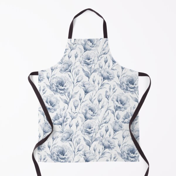 Item preview, Lisianthus Monochrome Tonal Watercolor Seamless Pattern designed and sold by Inkworksbyshery.