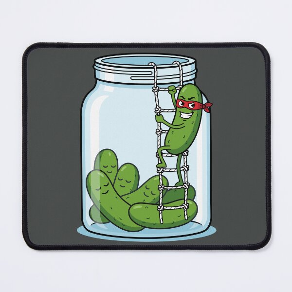 Item preview, Funny Bandit Pickle Jar Escape designed and sold by DigitalGlade.