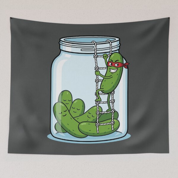 Item preview, Funny Bandit Pickle Jar Escape designed and sold by DigitalGlade.