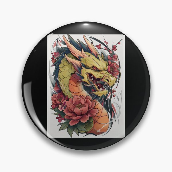 Item preview, Dragon tattoo art designed and sold by MendaciousMina.