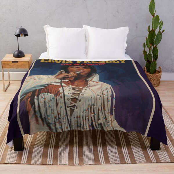 Item preview, Elvis Presley Las Vegas 1970 Vintage Concert Poster designed and sold by ElvisVintagePosters.