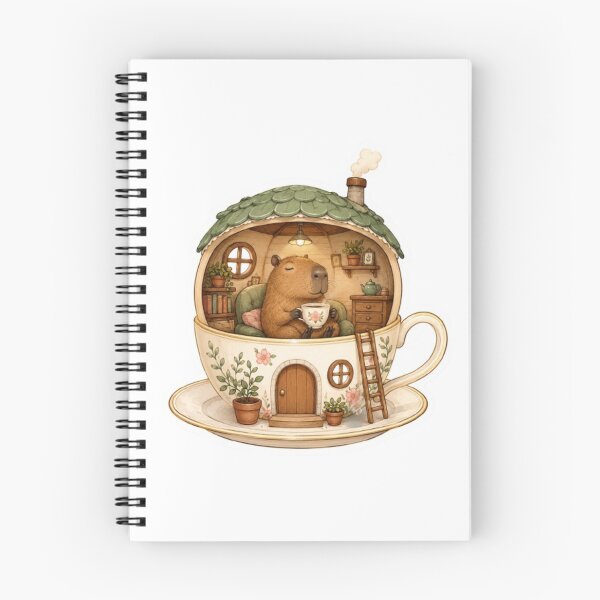 Item preview, Capybara's teacup chalet designed and sold by Snurly.