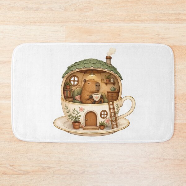 Item preview, Capybara's teacup chalet designed and sold by Snurly.