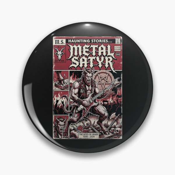 Item preview, Metal Satyr - Haunting Stories Comic Cover Art designed and sold by MetalSatyrShop.
