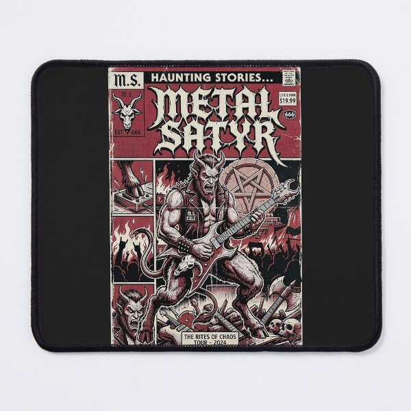 Item preview, Metal Satyr - Haunting Stories Comic Cover Art designed and sold by MetalSatyrShop.