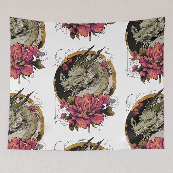 Item preview, Dragon tattoo art designed and sold by MendaciousMina.