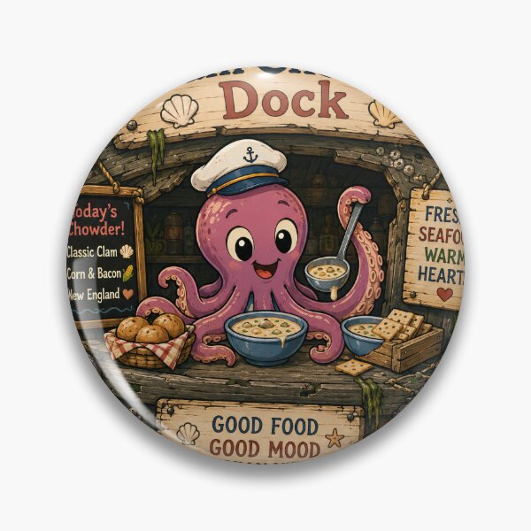 Item preview, Octopus Clam Chowder Shack designed and sold by Aaron Arts.