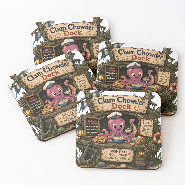 Item preview, Octopus Clam Chowder Shack designed and sold by Aaron Arts.