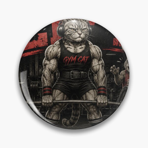 Item preview, Here To Lift Not Chat Funny Gym Cat Vintage Fitness Gift designed and sold by Digistore1221.