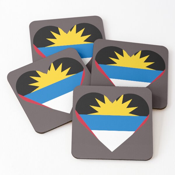 Item preview, Antigua and Barbuda Flag Heart designed and sold by NOAHMAT2.