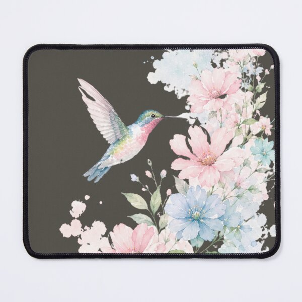 Item preview, Delicate Watercolor Garden with Hummingbirds designed and sold by Kolibra.