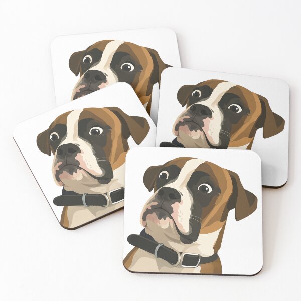 Item preview, Surprised Socked Dog Meme Illustration designed and sold by PrintondemArt.