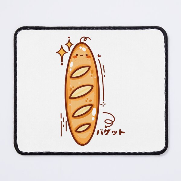 Item preview, Cute Baguette Kawaii French Bread Loaf Illustration designed and sold by MimiTreasures.