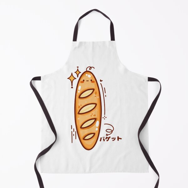 Item preview, Cute Baguette Kawaii French Bread Loaf Illustration designed and sold by MimiTreasures.