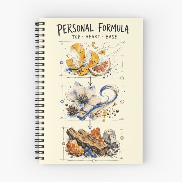 Item preview, Personal Formula - Hand-Drawn Perfume Layering Diagram designed and sold by DegenLife.