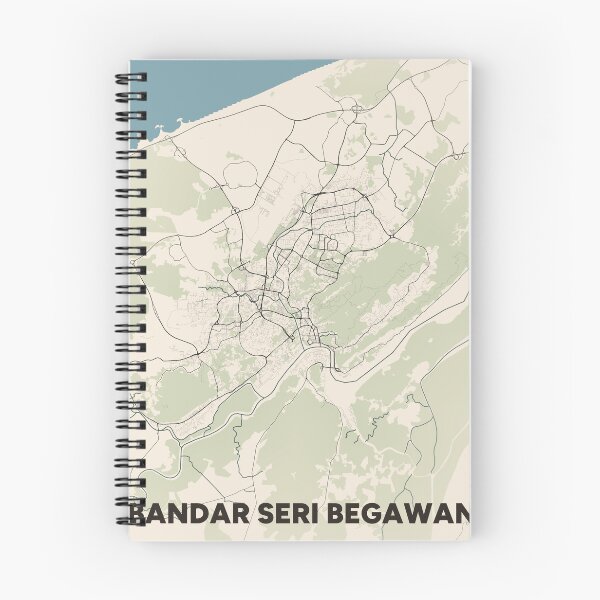 Item preview, Bandar Seri Begawan Map designed and sold by MapsNerd.