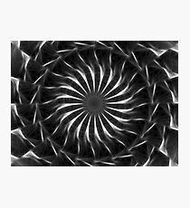 Gray Kaleidoscope Art 11 Photographic Print