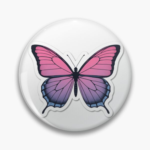 Item preview, Bisexual Pride Butterfly — Subtle Bi Flag Colors Aesthetic Design designed and sold by Bi Definition Design.