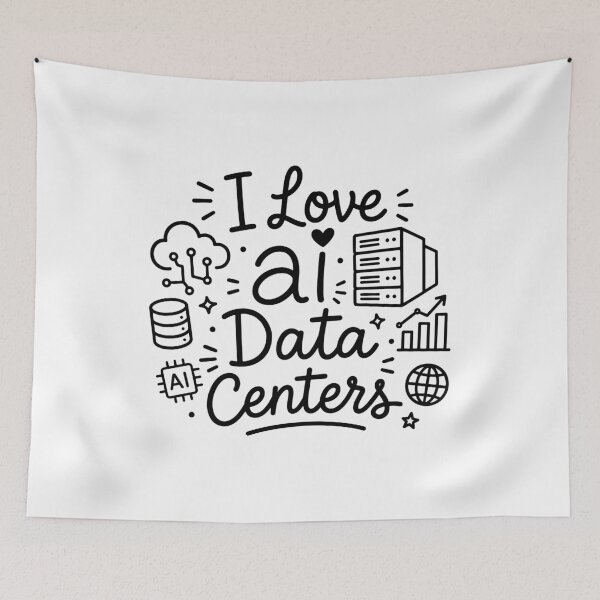 Item preview, I Love ai Data Centers designed and sold by gunaone-design.