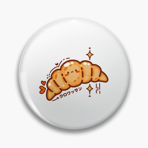Item preview, Cute Croissant Kawaii French Pastry Illustration designed and sold by MimiTreasures.