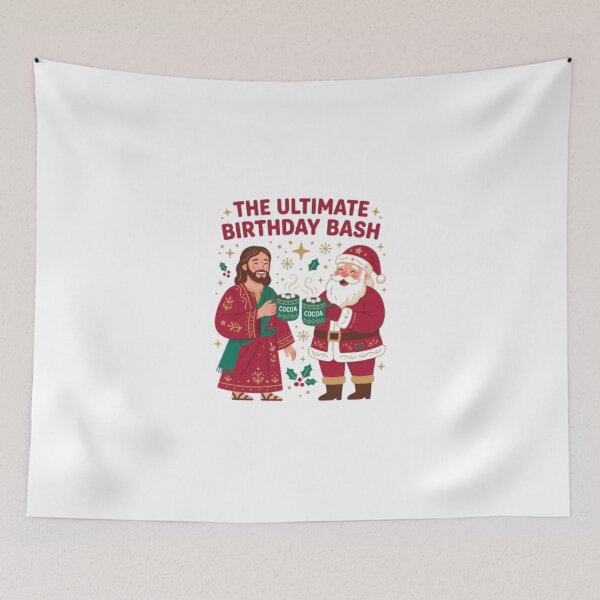 Item preview, Santa and Jesus t shirt for sale designed and sold by Digital Humour ⭐️⭐️⭐️.