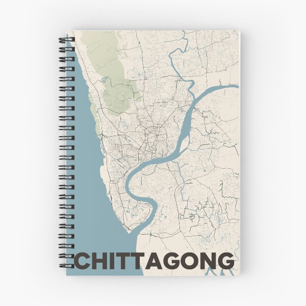 Item preview, Chittagong Map designed and sold by MapsNerd.