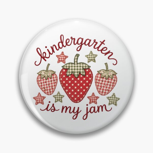 Item preview, Kindergarten Is My Jam Cute Strawberry Teacher Back to School Classroom designed and sold by ZBIFBOUETLA.