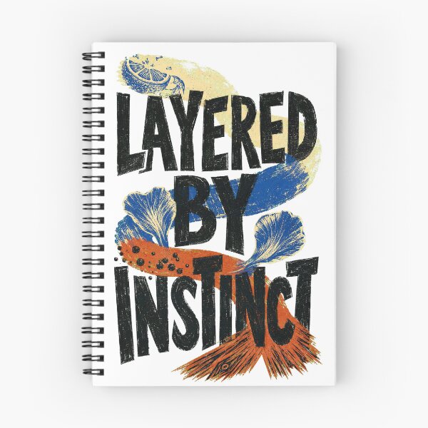 Item preview, Layered By Instinct - Linocut Perfume Layering Art designed and sold by DegenLife.