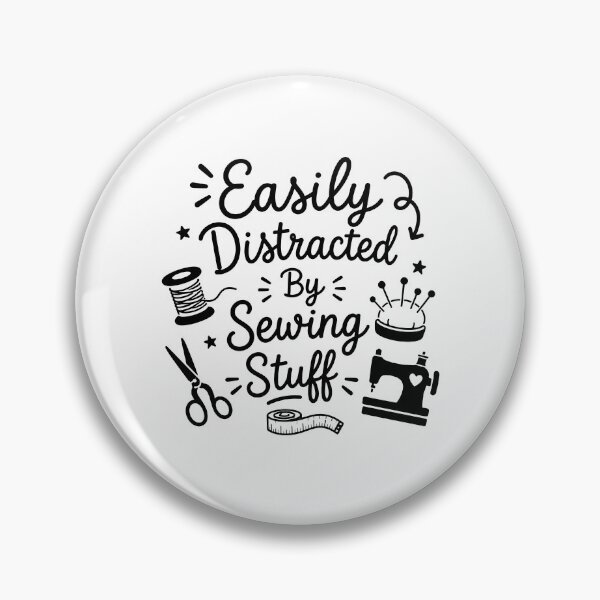 Item preview, Easily Distracted By Sewing Stuff designed and sold by gunaone-design.